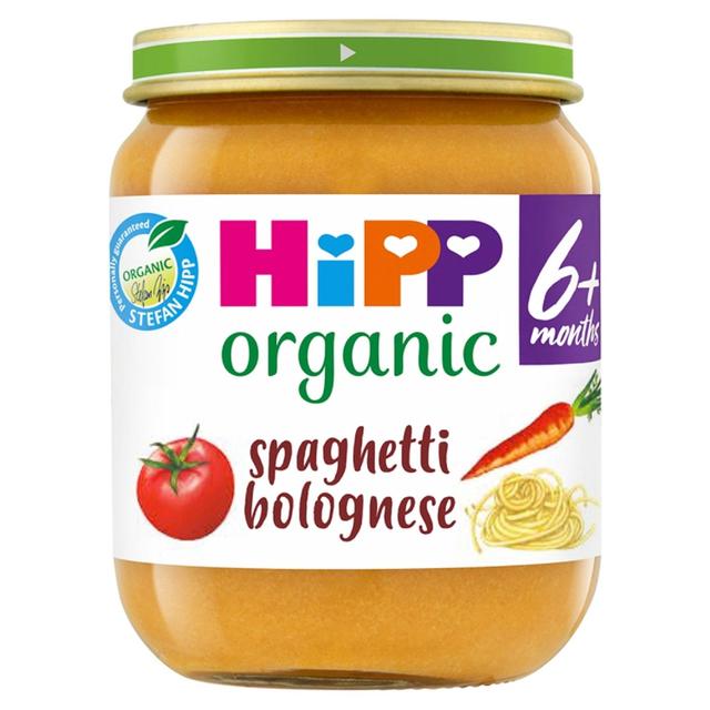 HiPP Organic Spaghetti Bolognese Baby Food Jar 6+ Months, 125g