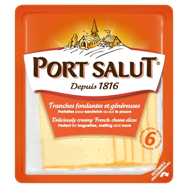 Port Salut French Creamy Cheese Slices, 120g