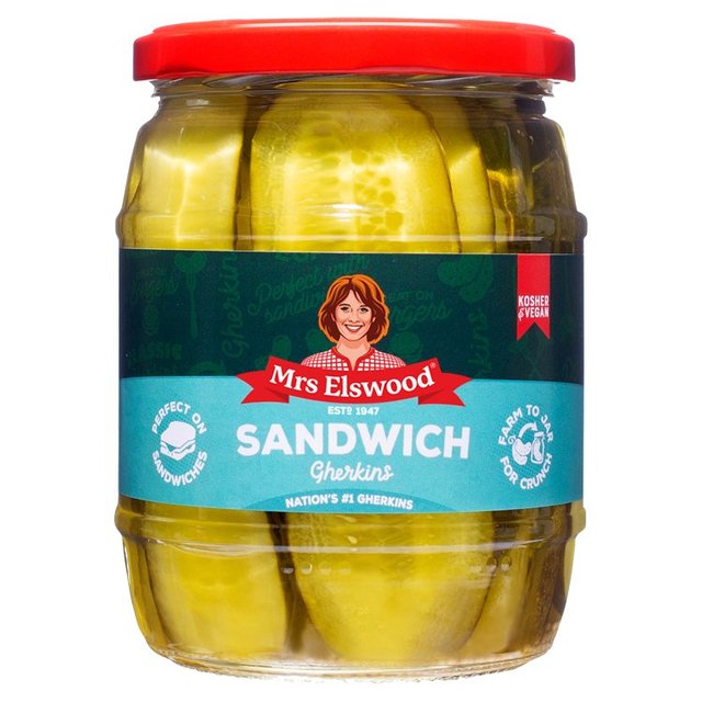 Mrs Elswood Sandwich Slice Cucumbers, 540g