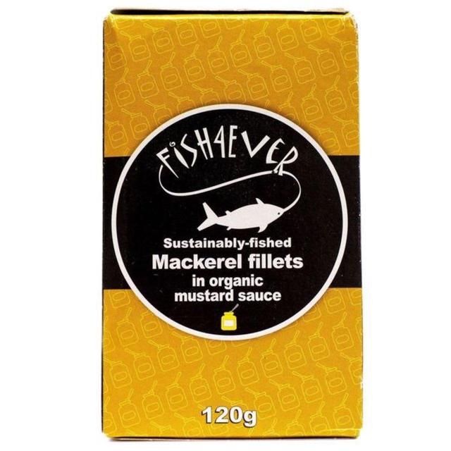 Fish 4 Ever Mackerel in Mustard Sauce, 120g