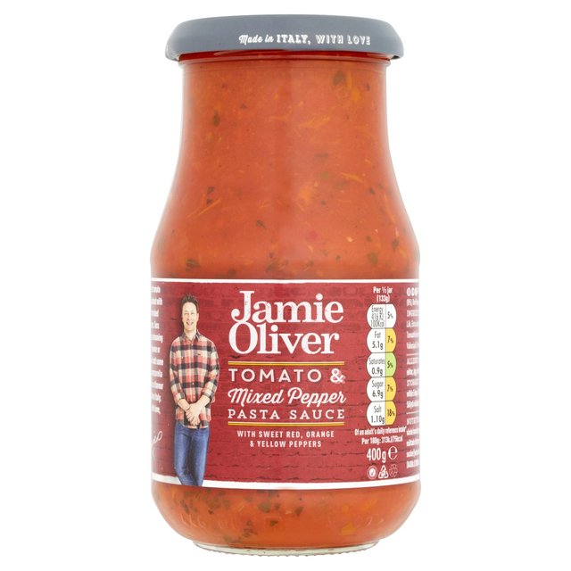 Jamie Oliver Tomato & Mixed Pepper Pasta Sauce, 400g