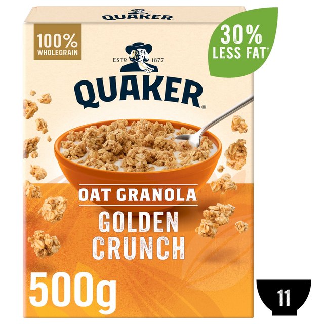 Quaker Oat Granola Golden Crunch Cereal, 500g