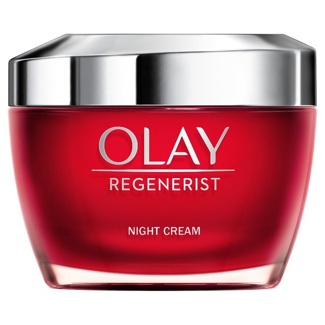 Olay Regenerist 3 Point Firming Anti-Ageing Night Cream Moisturiser, 50ml