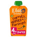 Ella's Kitchen Apples, Carrots and Parsnips Baby Food Pouch 4+ Months