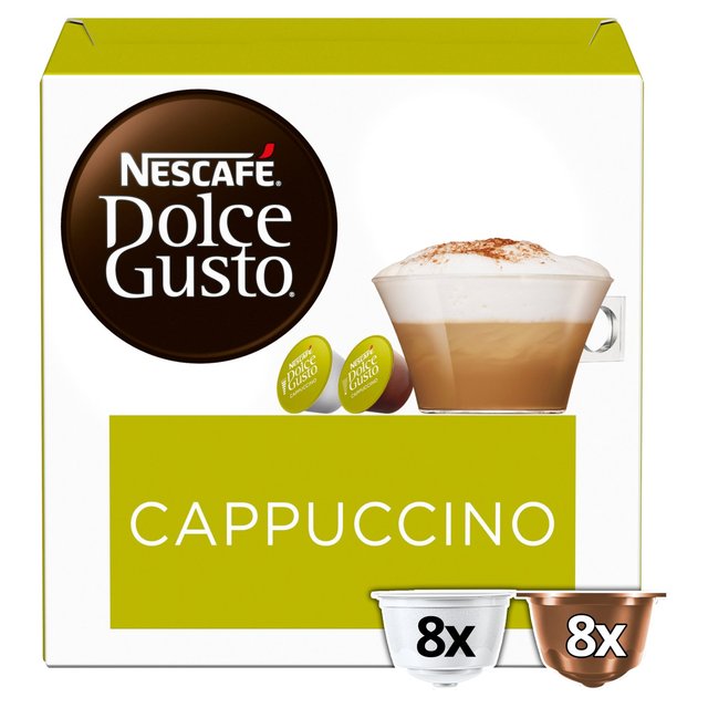 Dolce Gusto Nescafe Cappuccino Pods, 8 Per Pack