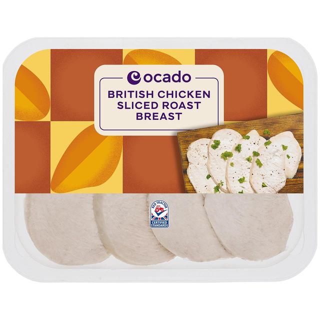 Ocado British Sliced Roast Chicken Breast, 166g