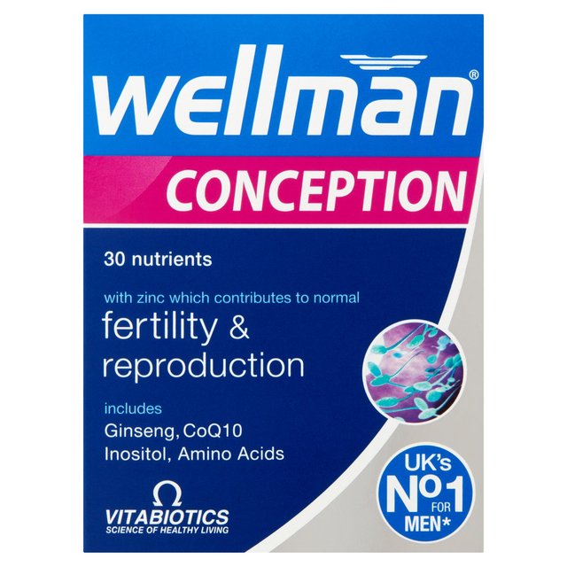 Vitabiotics Wellman Conception Fertility & Reproduction Tablets, 30 Per Pack