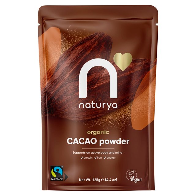 Naturya Organic Fair Trade Cacao Powder, 125g