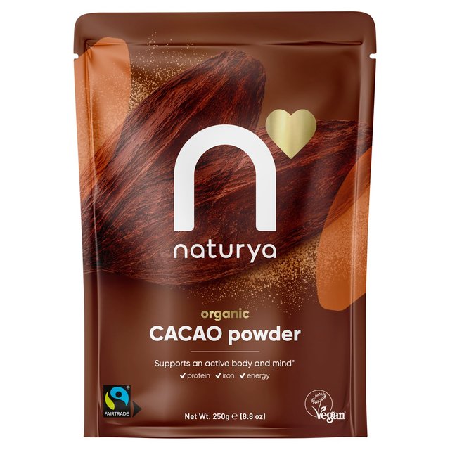 Naturya Organic Fair Trade Cacao Powder, 250g