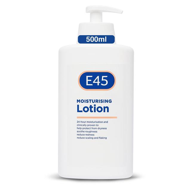 E45 Moisturiser Lotion for Very dry Skin, 500ml