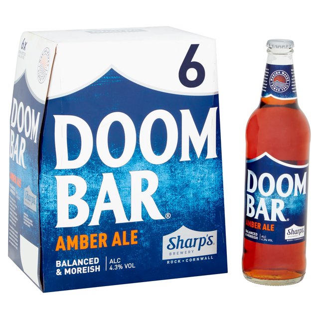 Sharp’s Brewery Doom Bar Amber Ale, 6 x 500ml