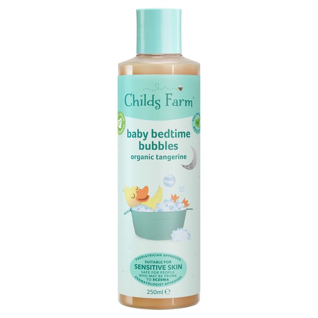 Childs Farm Baby Bedtime Organic Tangerine Bubble Bath, 250ml