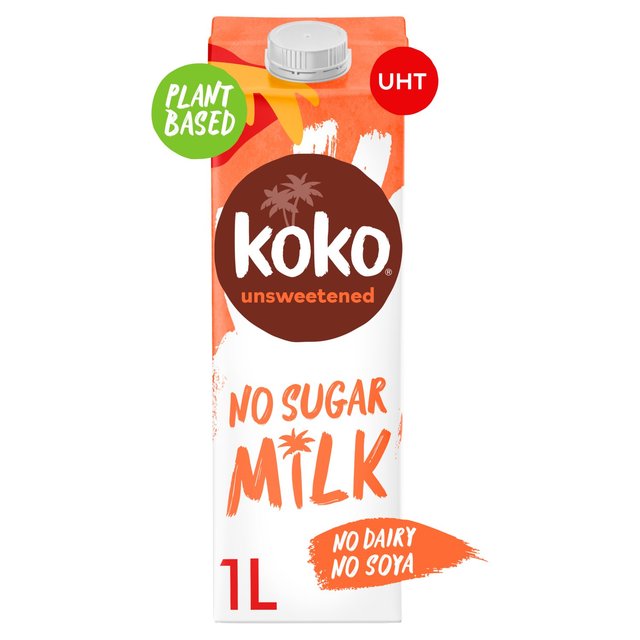 Koko Dairy Free Unsweetened UHT Coconut Drink, 1l