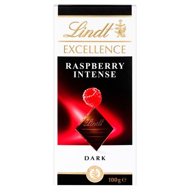Lindt Excellence Raspberry Bar, 100g