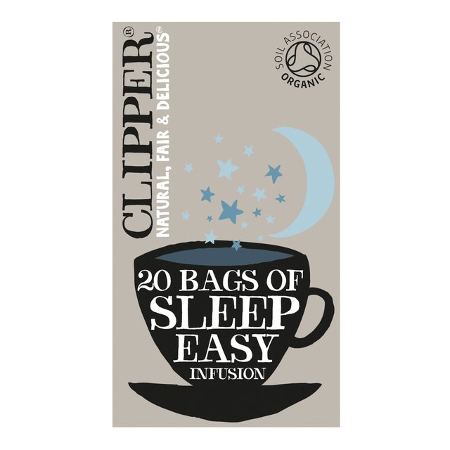 Clipper Organic Sleep Easy Infusion Tea Bags, 20 Per Pack