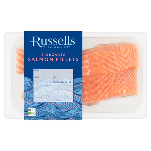 Russell’s Organic Salmon Fillets, 270g