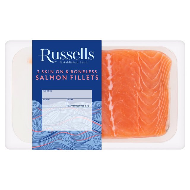 Russell’s Salmon Fillets Skin On, 240g