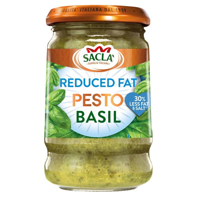 Sacla’ Reduced Fat Basil Pesto, 190g
