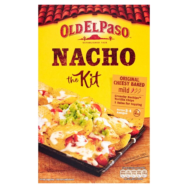 Old El Paso Mexican Original Cheesy Baked Nacho Kit, 520g