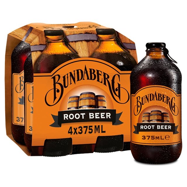 Bundaberg Australian Root Beer, 4 x 375ml