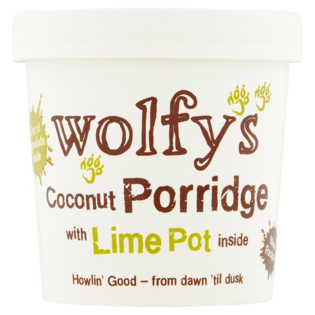 Wolfy’s Coconut & Lime Porridge Pot, 110g