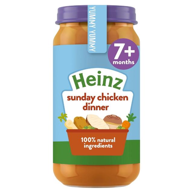 Heinz By Nature Sunday Chicken Dinner Baby Food Jar 7+ Months, 200g