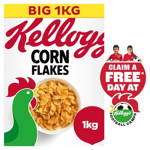 Kellogg’s Corn Flakes Breakfast Cereal, 1kg