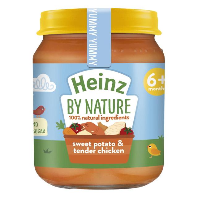 Heinz By Nature Sweet Potato & Tender Chicken Baby Food 6+ Months, 120g