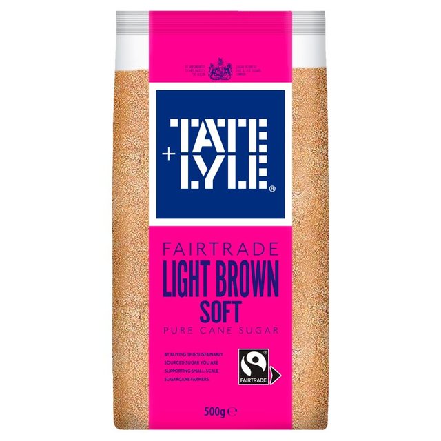 Tate & Lyle Fairtrade Light Soft Brown Sugar, 500g