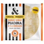 Crosta & Mollica Mini Piadina Flatbreads Durum Wheat