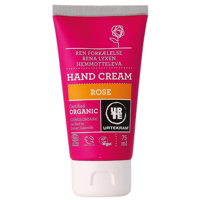 Urtekram Organic Rose Hand Cream, 75ml