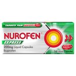 Nurofen Express Pain Relief Ibuprofen 200mg Liquid Caps