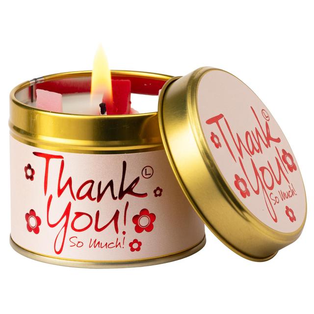 Lily-Flame Thank You Candle Tin