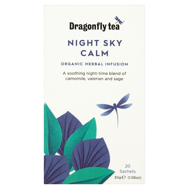 Dragonfly Tea Organic Night Sky Calm, 20 Per Pack