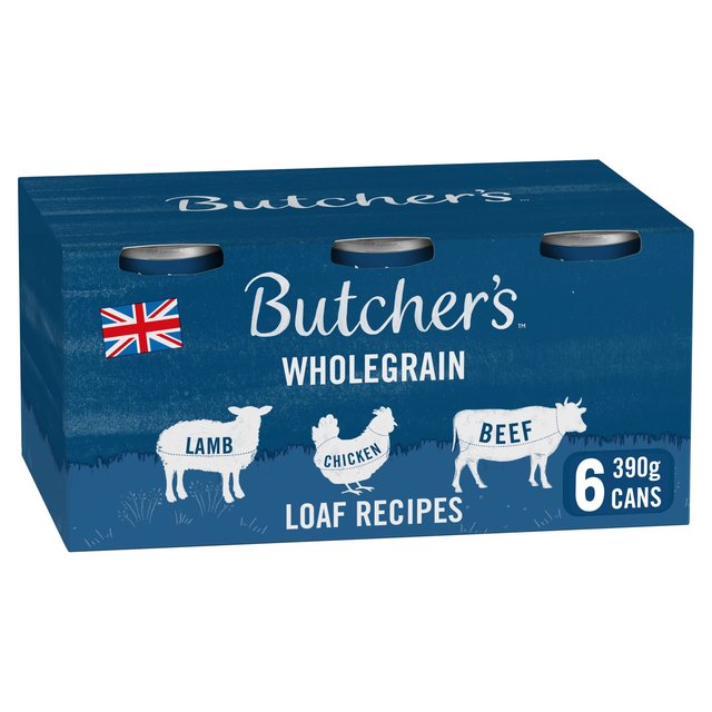 Butcher’s Loaf Recipes Dog Food Tins, 6 x 390g