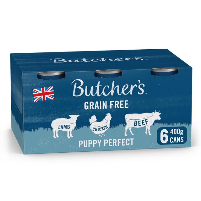 Butcher’s Puppy Perfect Dog Food Tins, 6 x 400g