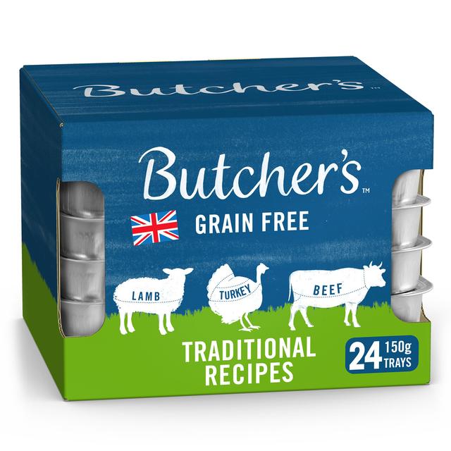 Butcher’s Traditional Recipes Dog Food Trays, 24 x 150g