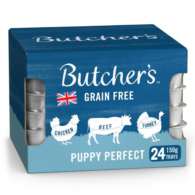 Butcher’s Puppy Perfect Dog Food Trays, 24 x 150g