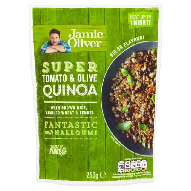Quinoa With Tomato and Olive Jamie Oliver Ready to Eat, 250g