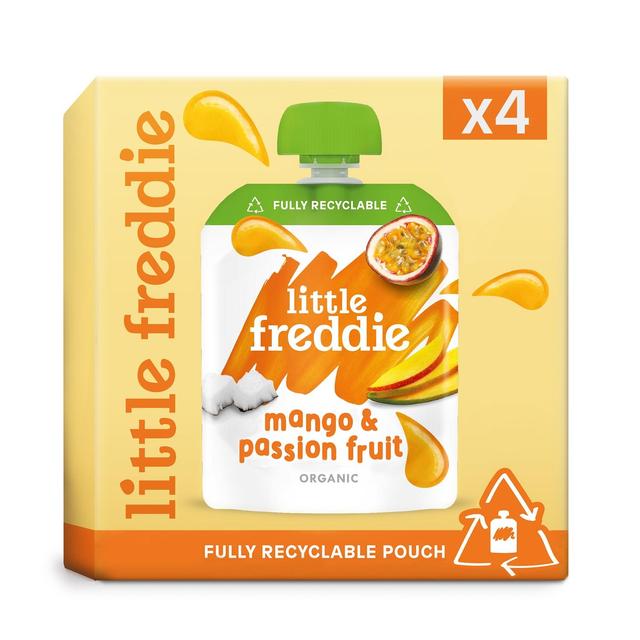 Little Freddie Mighty Mango Smoothie Dairy Free, 4 x 90g