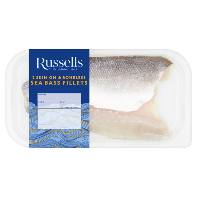 Russell’s 2 Seabass Fillets, 170g