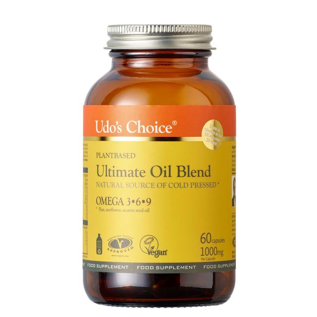 Udo’s Choice Ultimate Oil Blend Omega 3 & 6 Capsules 1000mg, 60 Per Pack