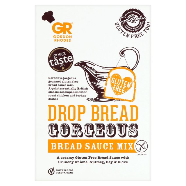 Gordon Rhodes Drop Bread Gorgeous Gluten Free Bread Sauce, 125g