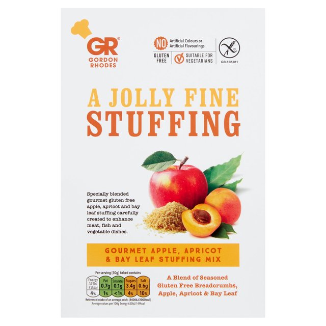 Gordon Rhodes Gourmet Apple, Apricot & Bay Leaf Stuffing Mix, 125g