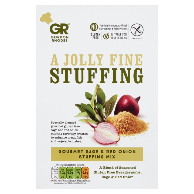 Gordon Rhodes Gourmet Sage and Onion Stuffing Mix, 125g