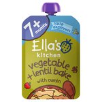 Ella's Kitchen Vegetable & Lentil Bake Baby Food Pouch 7+ Months