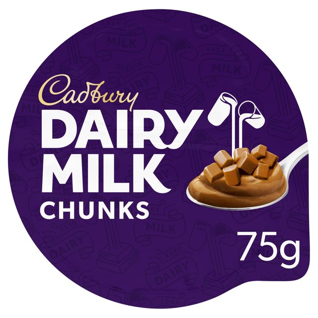 Cadbury Dairy Milk Chunks Desserts, 75g