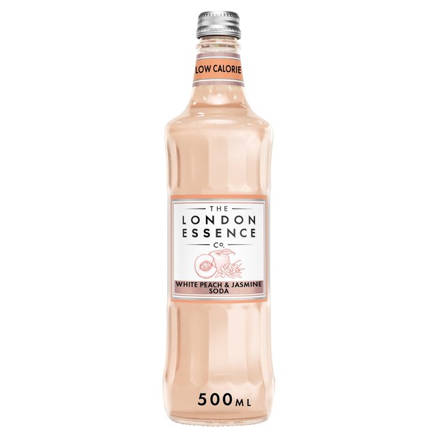 London Essence Co. White Peach & Jasmine Soda, 500ml
