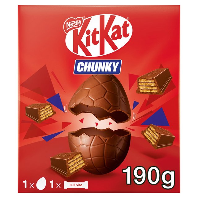 Kit Kat Nestle KitKat Chunky Large Easter Egg, 190g
