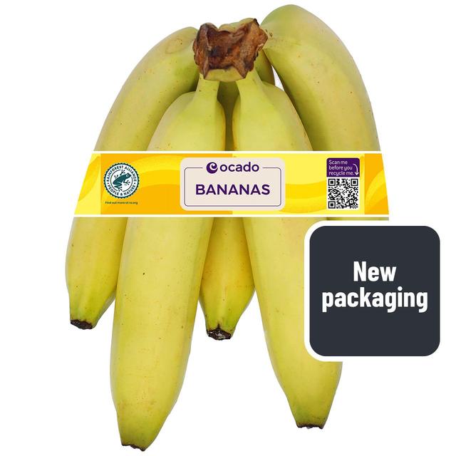 Ocado Fairtrade Bananas, 5 Per Pack